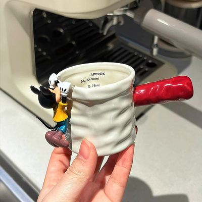 【新家的100个快递】咖啡小奶盅萃取杯陶瓷奶罐量杯带刻度高颜值