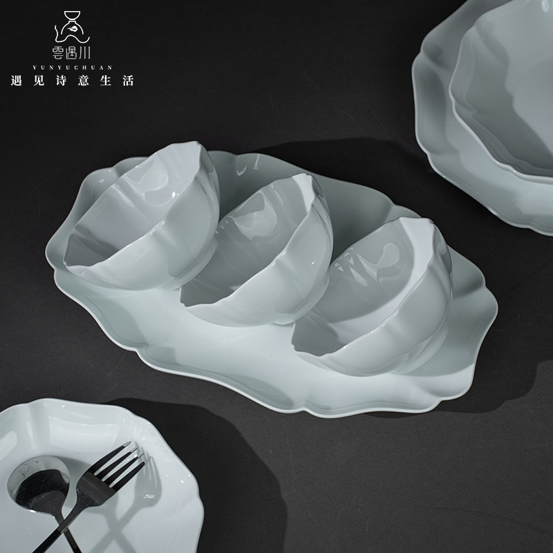 高颜值轻奢碗盘云遇川不用洗洁精
