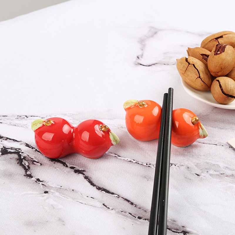 ins风樱桃创意小摆件筷子架