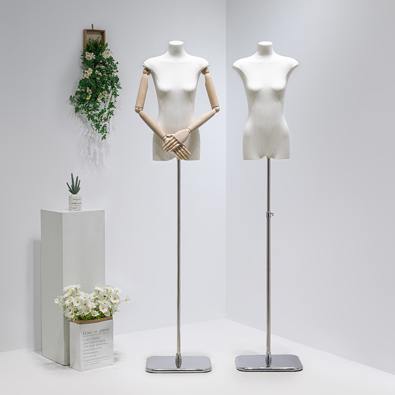 韩版扁身平胸模特展示架女装服装店橱窗道具人偶全身半身人台模特