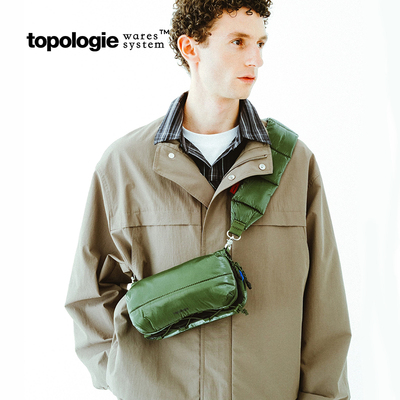 Topologie水瓶斜挎包包女单肩水壶包 小众户外水杯包轻便运动男