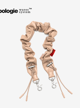 Topologie Bungee弹性绳索手机挂绳可调节腕带斜挎包弹性背带