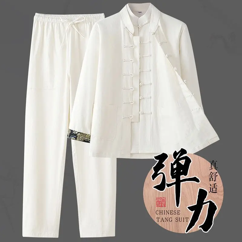 年轻人唐装男款春秋款中中式服装