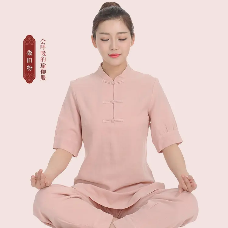 夏秋季新品瑜伽禅居士服套装