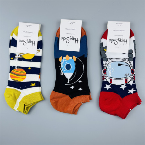 爆款推荐HappySocks男英伦风短袜