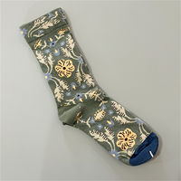 Best-selling recommendations: French niche and fun oil painting style thigh-high socks, women's cotton socks, four-season dopamine-colored socks thumbnail 8