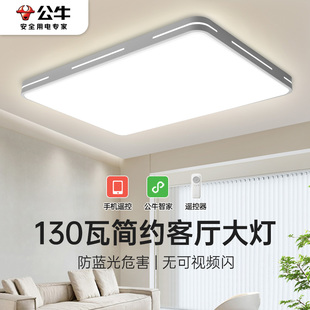 公牛客厅吸顶灯卧室灯客厅大灯全光谱顶灯客厅灯灯具全屋2025新款