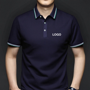 polo衫定制工作服T恤公司商业团体服科技制造业工装短袖印logo