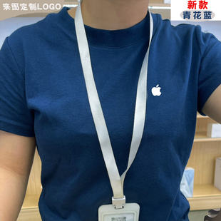 专卖店工作服服定制企业聚会t恤定做纯棉手机店工衣 苹果华为短袖