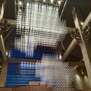 异性大堂吊灯酒店宴会商场工艺灯具灯饰满天星玻璃吊灯