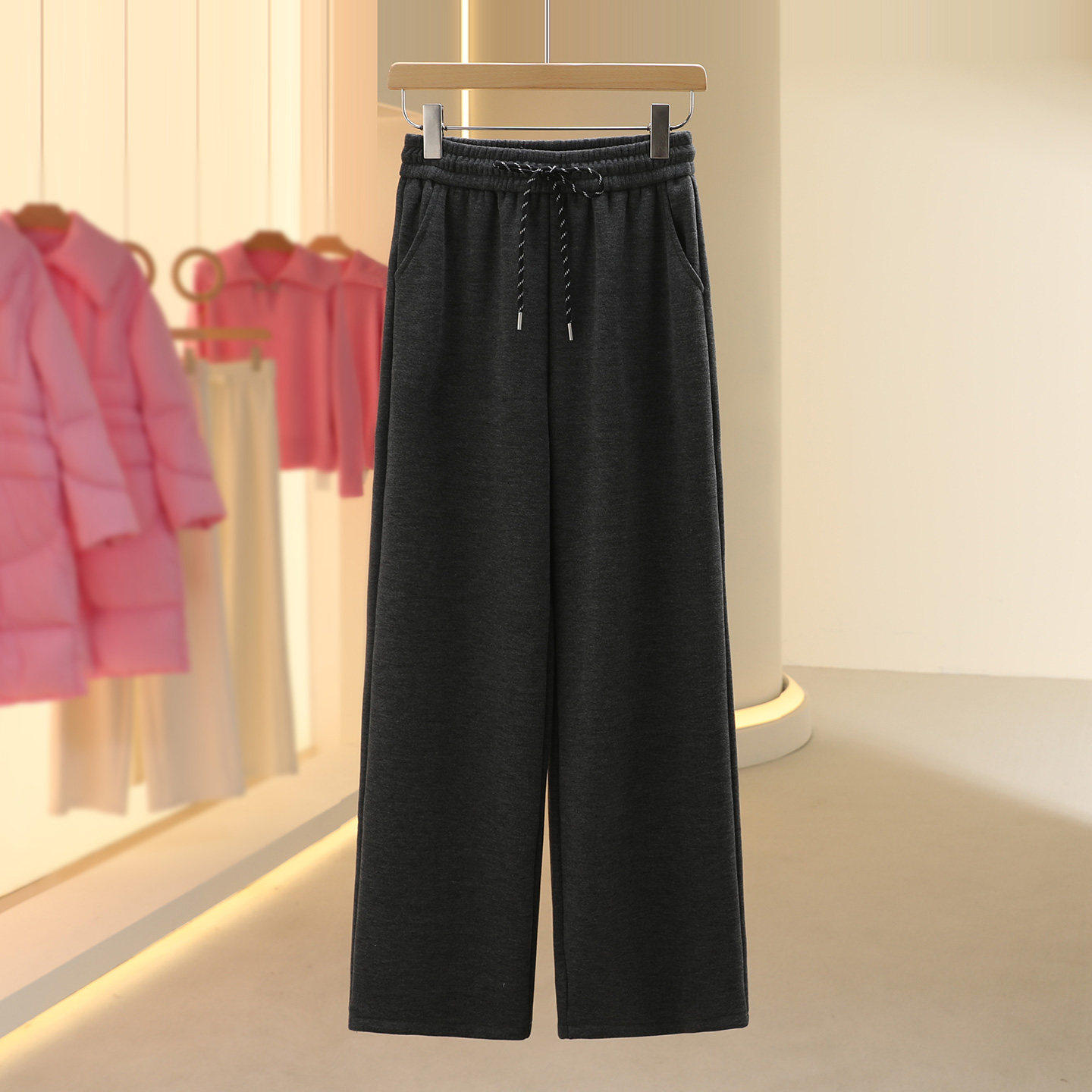 【芙】窄版糯米裤裤垂坠感宽松休闲加绒2025冬季新款今年流行女装,个性定制/设计服务/DIY,棉服工装,淘宝优惠券,粉丝福利购,淘宝优惠卷