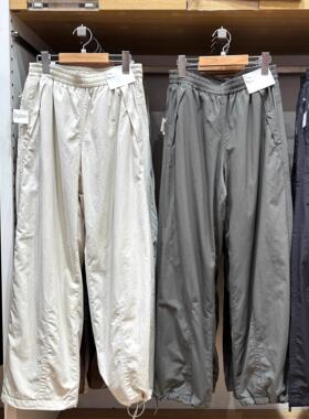 日单2025冬季新款女装保暖休闲加绒工装裤伞兵裤阔腿裤长裤479402