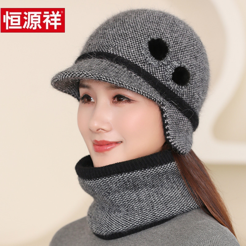 中老年人帽子女冬季妈太奶