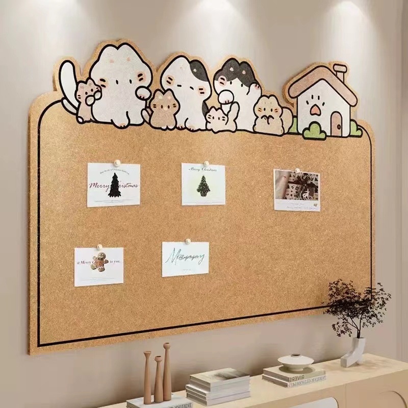 创意卡通毛毡板照片墙背景