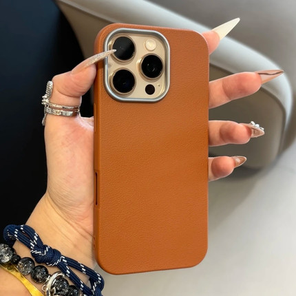 适用苹果16手机壳秋冬新款iphone16promax小众高级感15plus皮质不撞款14Pro情侣13pm保护套12防摔15pro软壳央