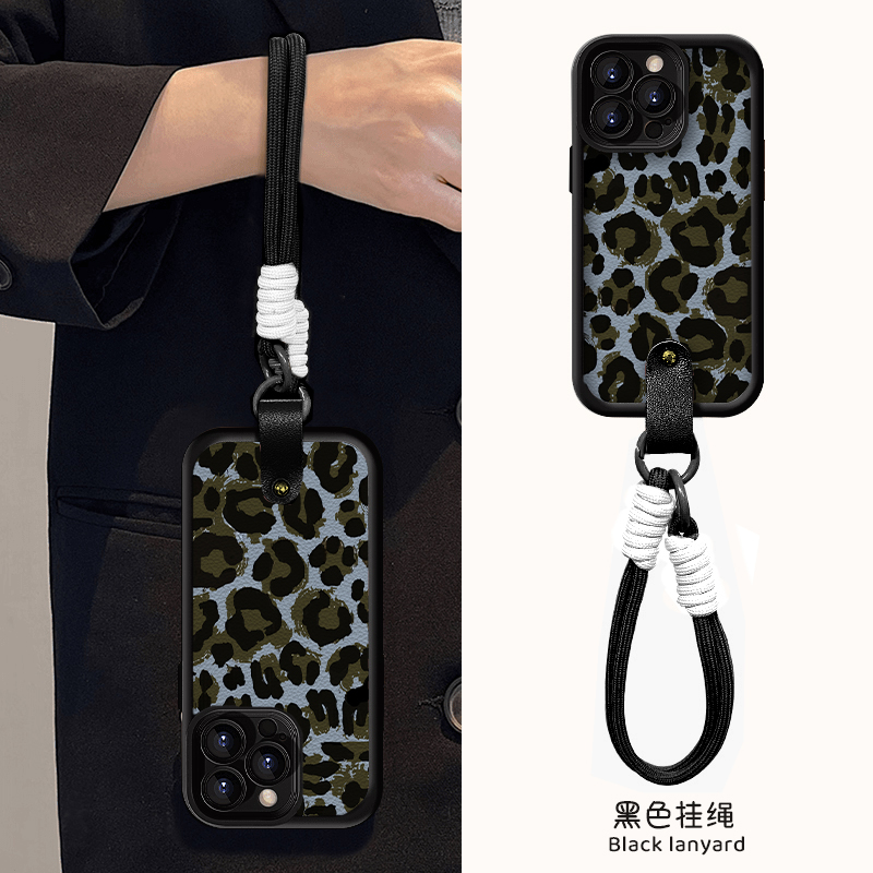 适用苹果16promax新款秋冬手机壳iphone16plus轻奢小香风15小众高级感14带挂绳13小羊皮质12女款防摔保护套豪