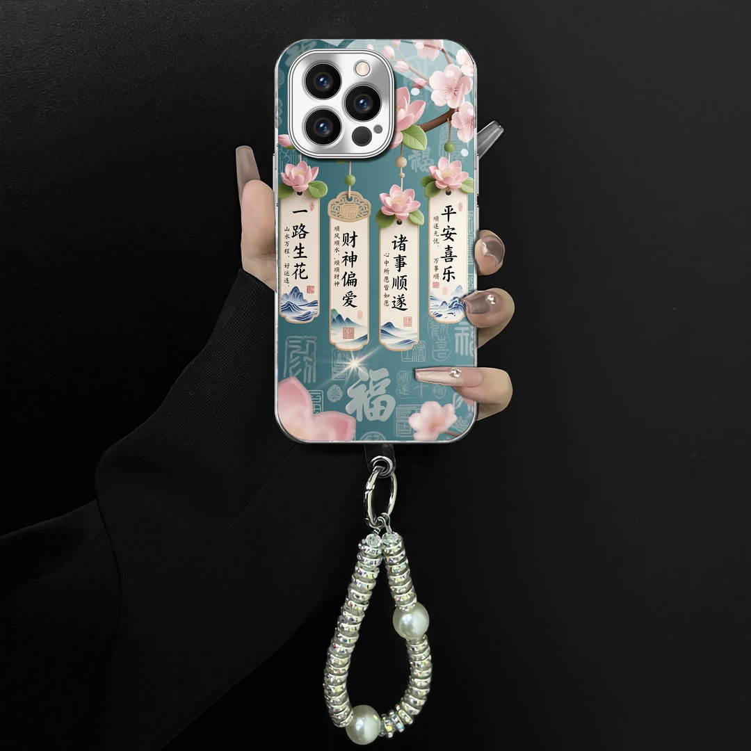 适用夏天的苹果16promax新款手机壳iphone16plus全包镜头15pm小众高级感14女轻奢13手绳12全包防摔保护套豪