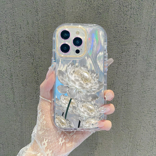 iPhone15高级感小众14plus镜头全包13女神气质名媛12轻奢风11硬壳防摔保护套零 适用苹果15promax手机壳女新款