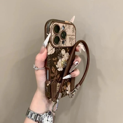 【秋冬皮质高级感】苹果手机壳