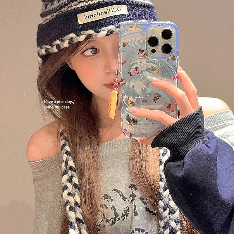 蝴蝶结狗狗夏天必备手机壳