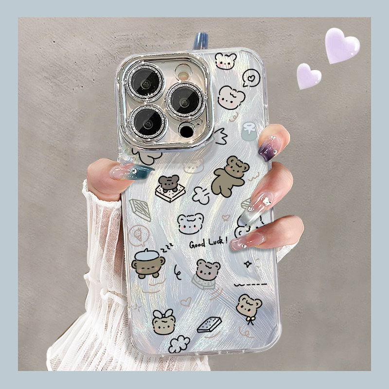 适用苹果16新款手机壳iphone16promax自带镜头膜15plus小众不撞款14韩系ins13高级感女款12全包防摔保护套石,3C数码配件,手机保护套/壳,淘宝优惠券,粉丝福利购,淘宝优惠卷