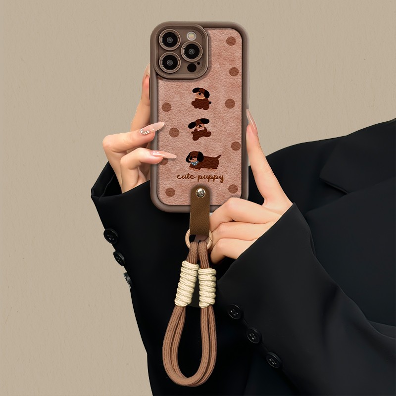 适用苹果16手机壳秋冬iphone16promax新款小羊皮15plus小众高级感14Pro全包镜头13pm轻奢12防摔保护套11软lv