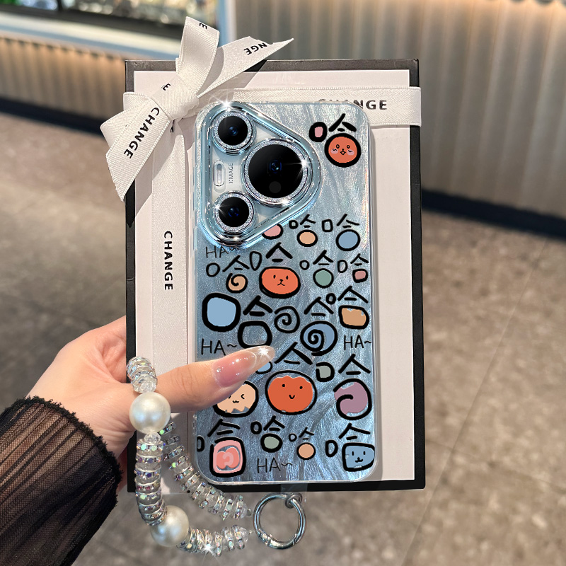 适用于华为pura70可爱镜头保护壳