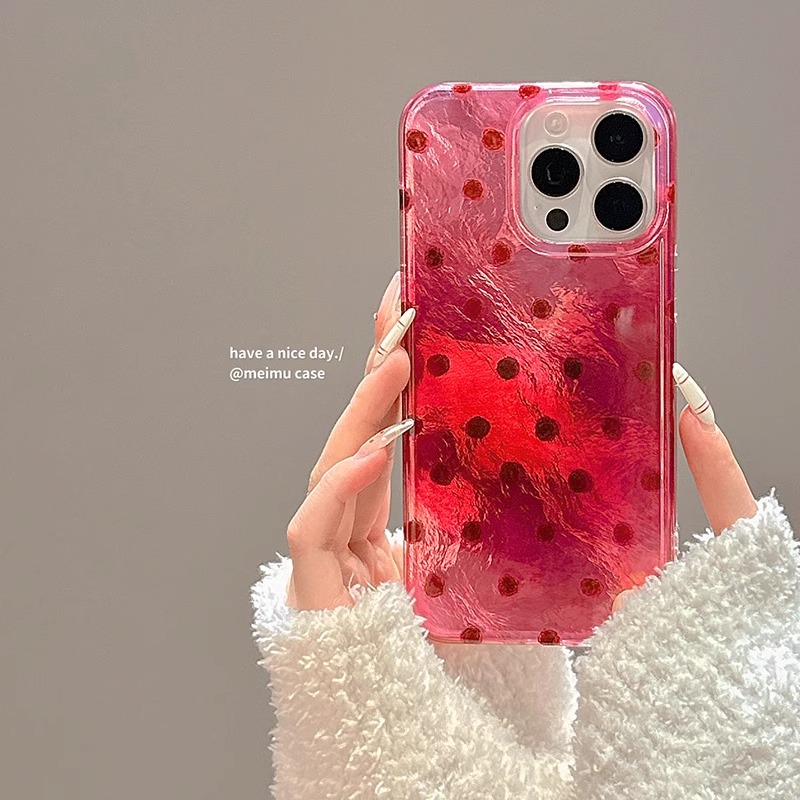 suplv独特创意晕染波点手机壳