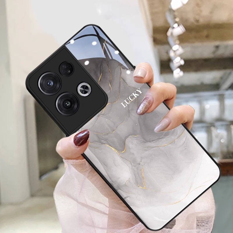 oppo【摔坏包赔】高级玻璃手机壳