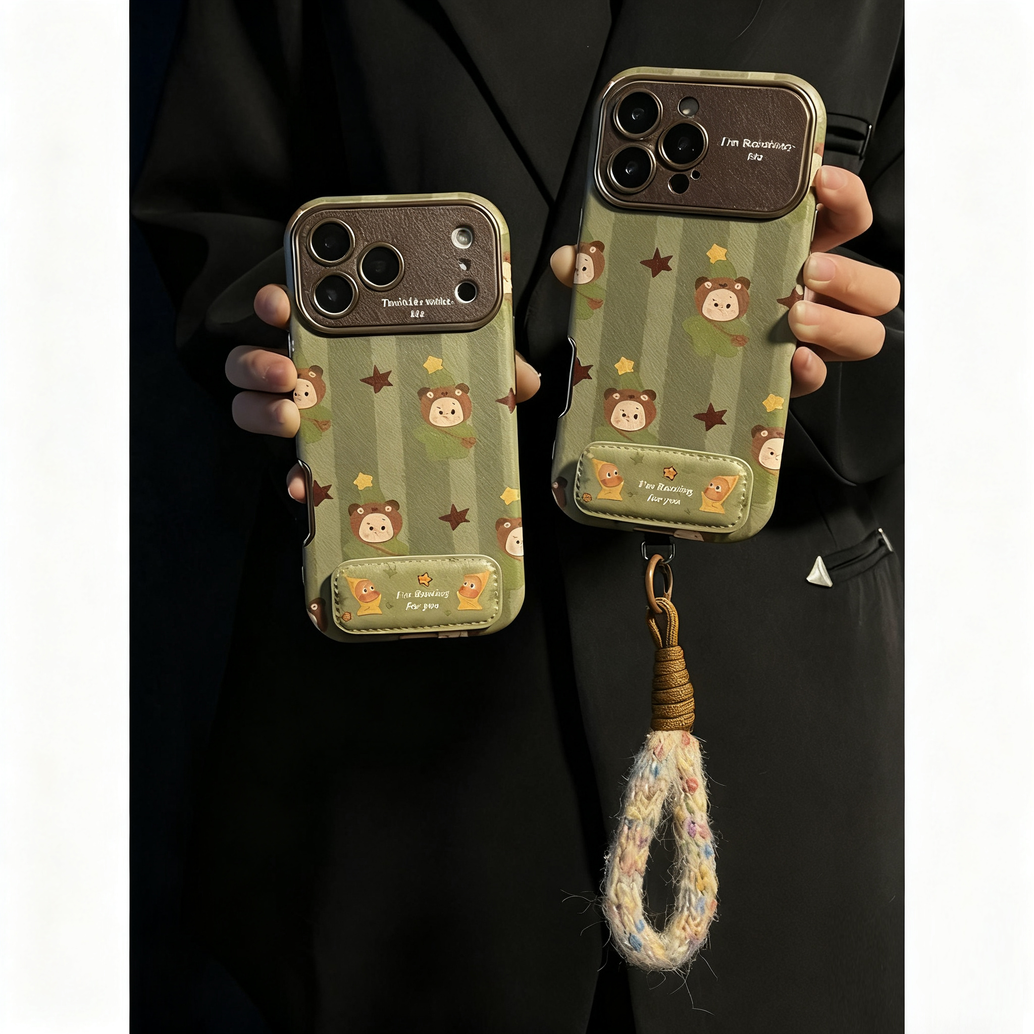 【秋冬皮质高级感】苹果手机壳