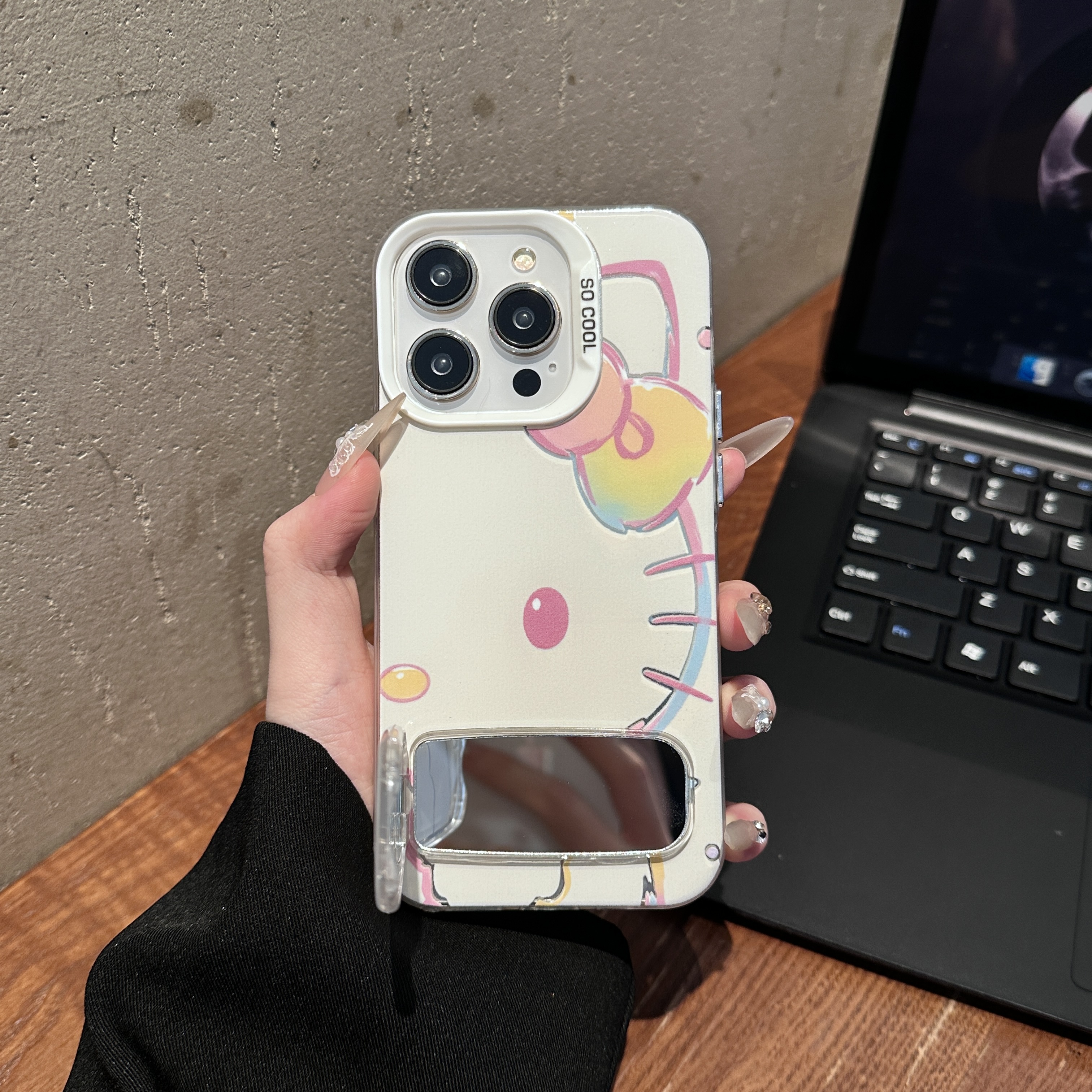 【蝴蝶结kitty猫】适用苹果壳
