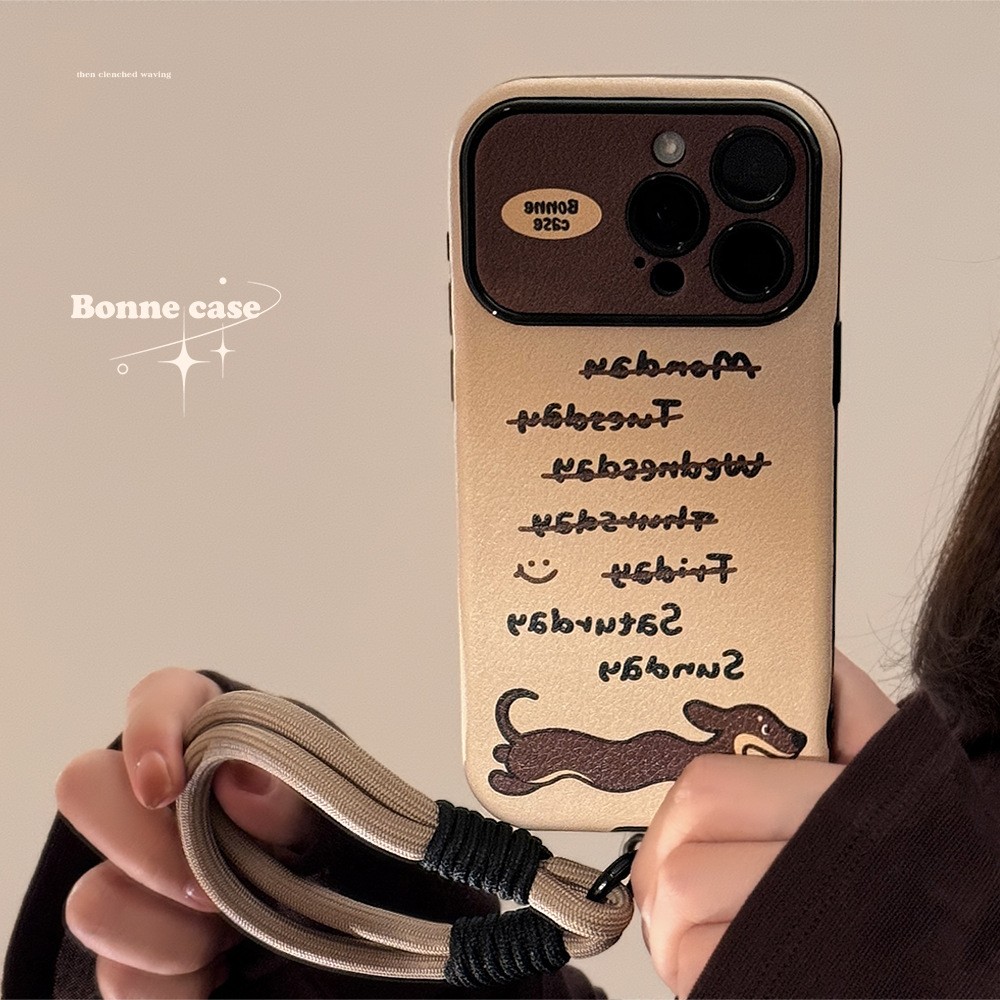 【秋冬皮纹】适用苹果17手机壳