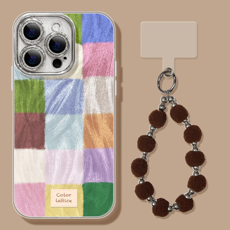 【小红书爆款】彩色格子手机壳