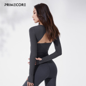 三角露背修身 RIB 上衣长袖 T恤女 FRAS PRIMECORE TW9 P.C