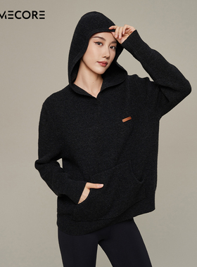 PRIMECORE丨P.C WOOL 秋冬针织羊毛帽衫运动卫衣女