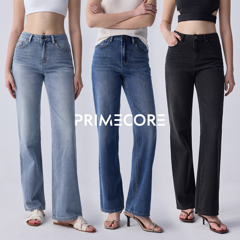 修身直筒牛仔长裤PW17-FC