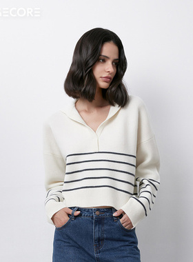 PRIMECORE女开衫毛衣重磅美利奴羊毛衫WARMTH海军领