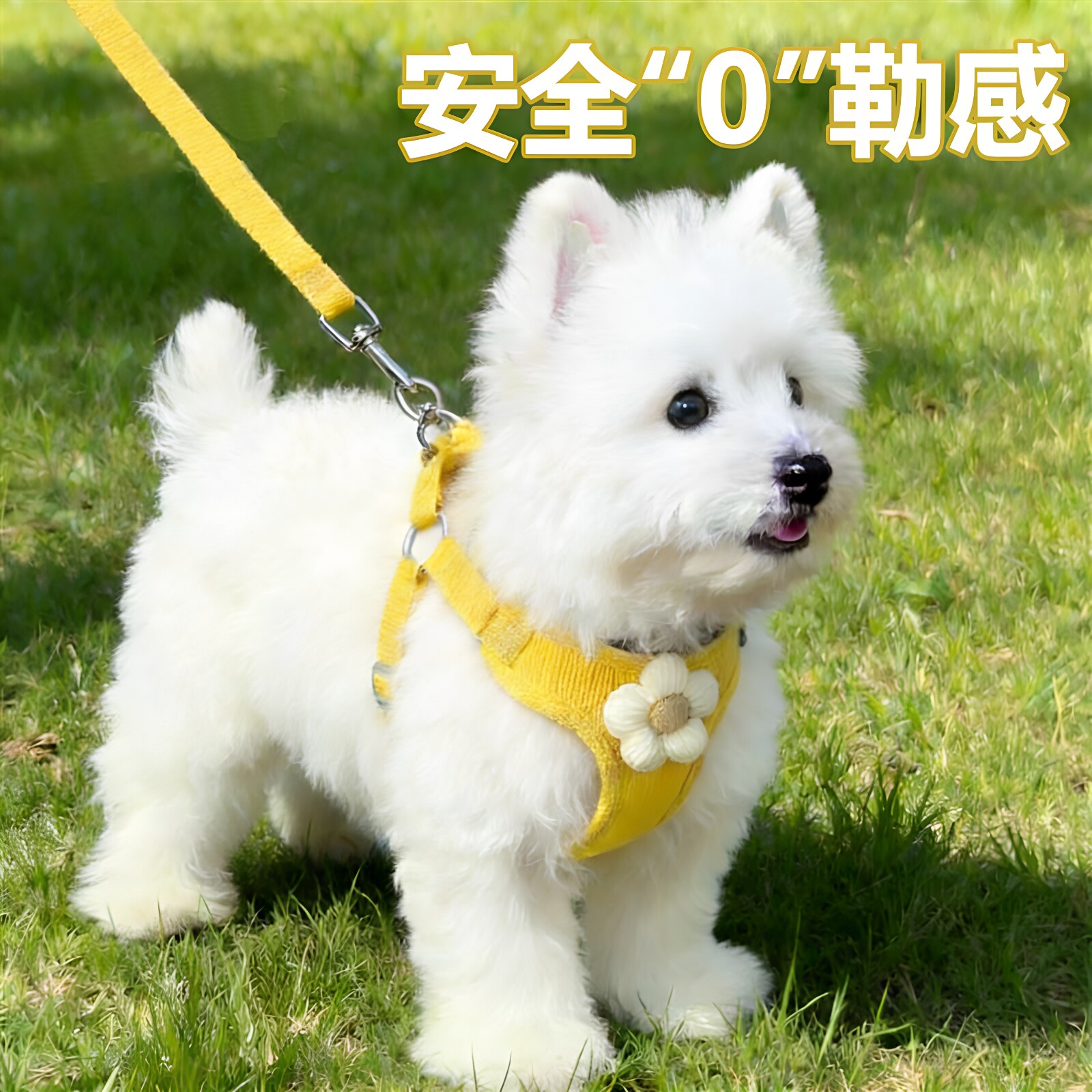 背心式狗狗牵引绳遛狗胸背中小型图片
