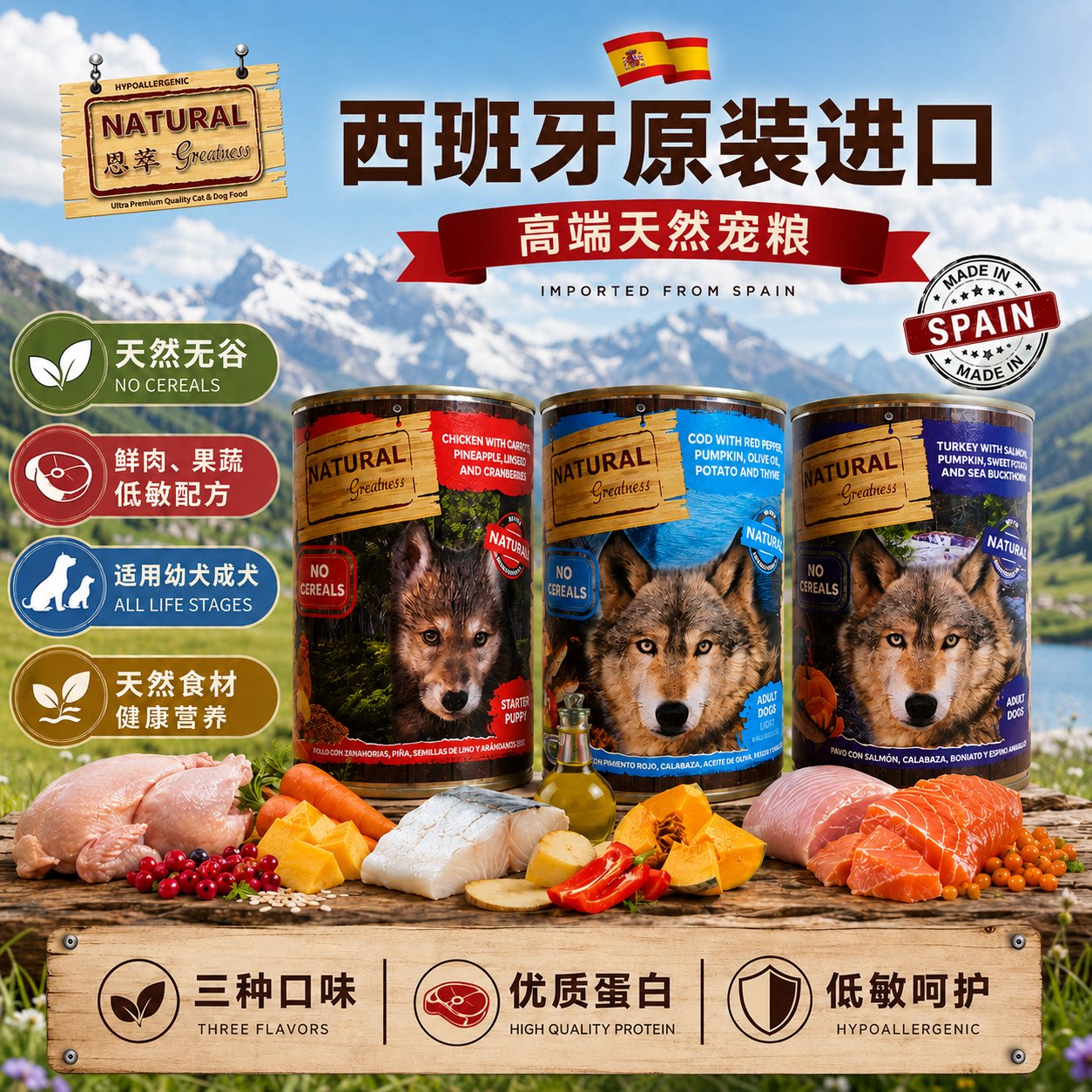 进口ng低脂狗罐头主食罐幼犬狗粮试吃泰迪小狗小型犬湿粮狗狗零食