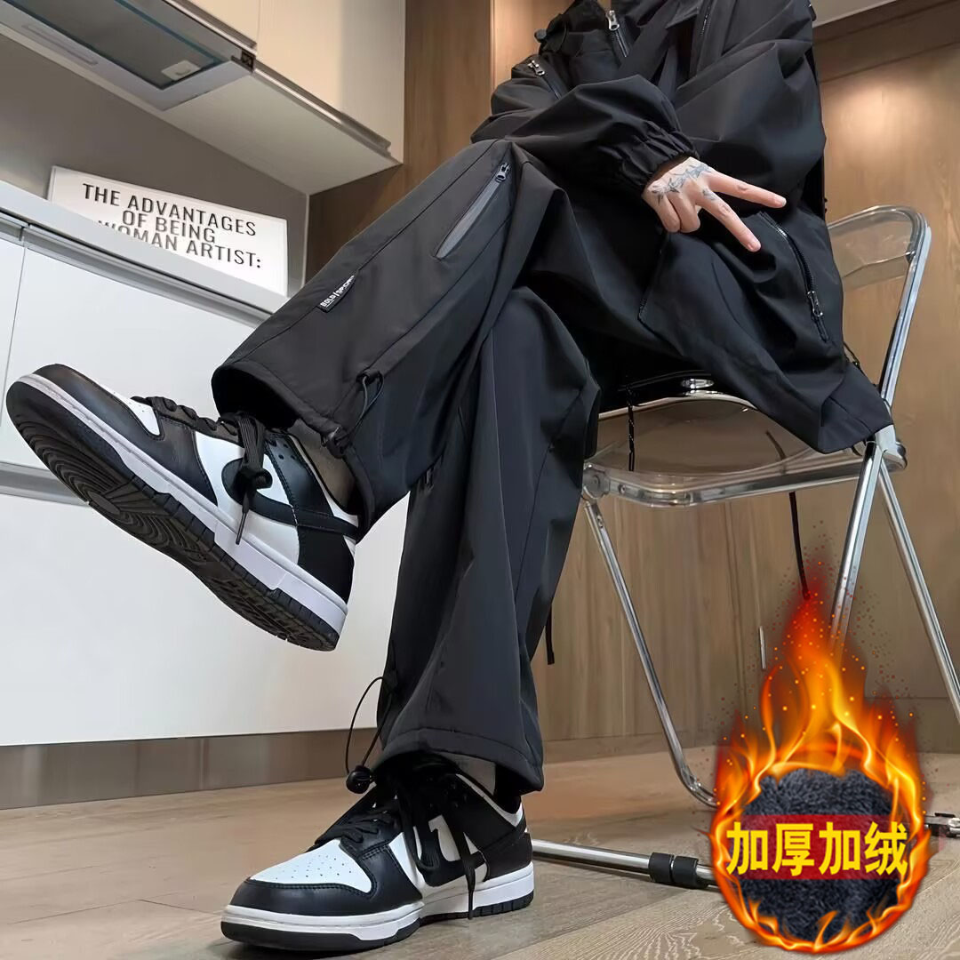 防风防水三合一冲锋裤男款美式加绒加厚防寒保暖滑雪工装裤子秋冬