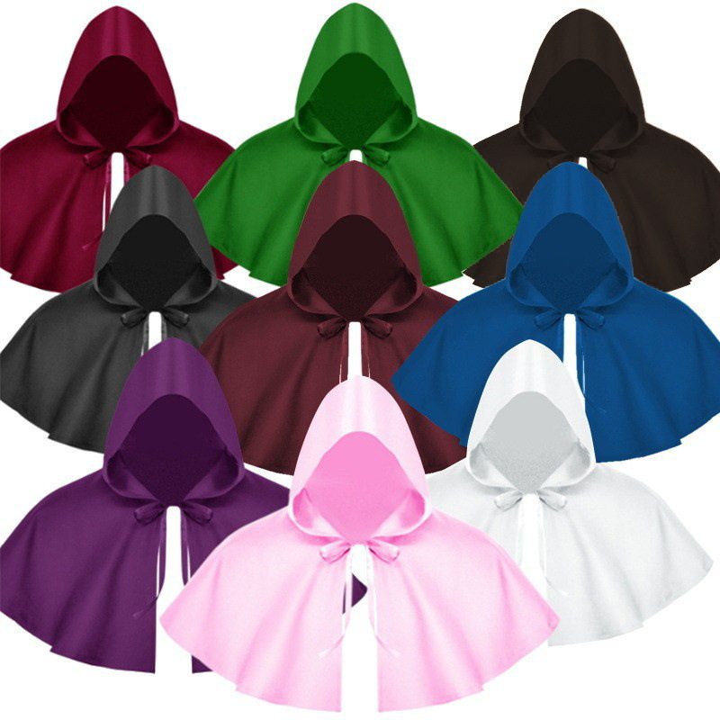 万圣节死神披风COS中世纪斗篷