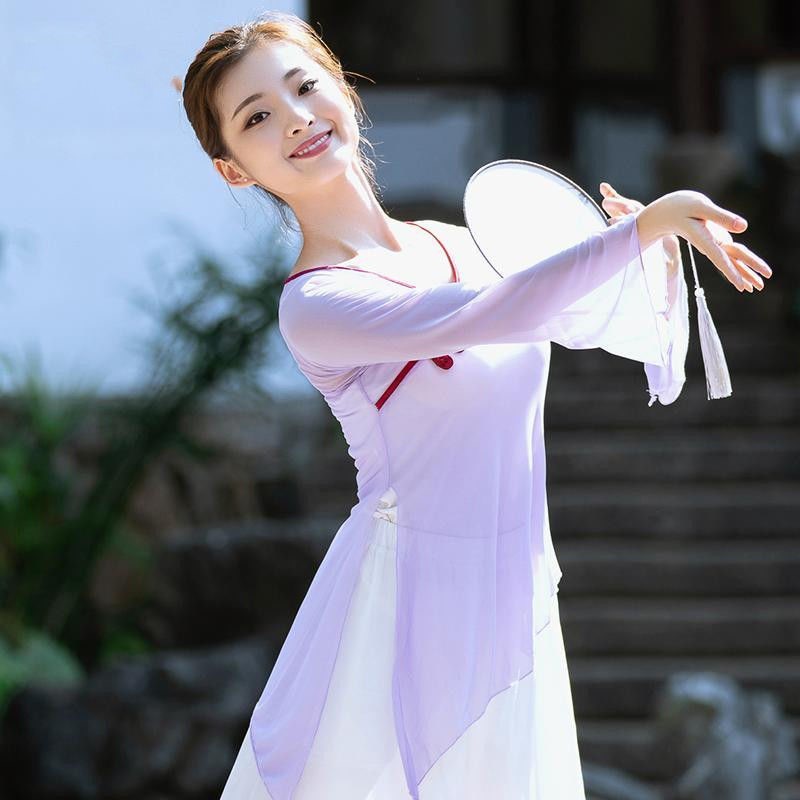 艺考舞蹈服女古典舞演出上衣