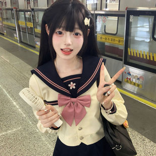 【小野中】原创JK制服水手服新款日系学院风夏秋基础款学生日系服
