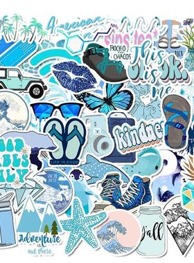 50PCS Cartoon Simple  Girls Kawaii Stickers for Chidren Toy