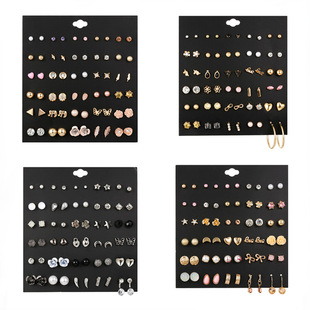 Mixed Earrings Set Earrings for Women Girls Ear Studs 耳钉环