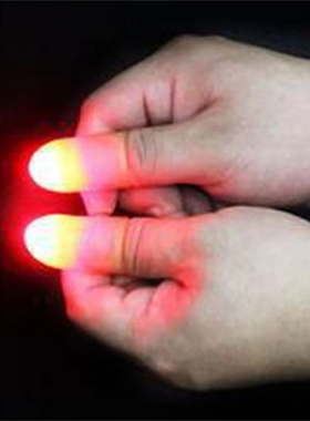 2Pcs/Set Magic Thumbs Light Toys For Adult Magic Trick Props