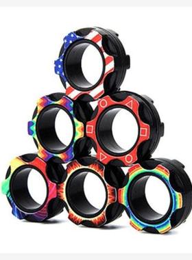 New 3Pcs Strong Magnetic Ring AntiStress Fidget Toys Magic