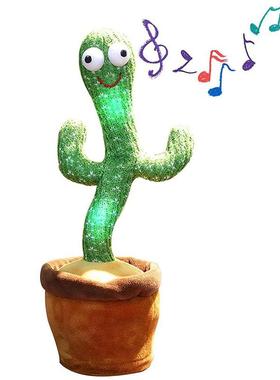 Lovely Dancing Cactus Doll Talking Toy Electron Plush Toy Sp