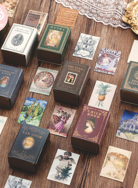 100pcs/box Vintage Story Kraft Paper Scrapbooking/Card