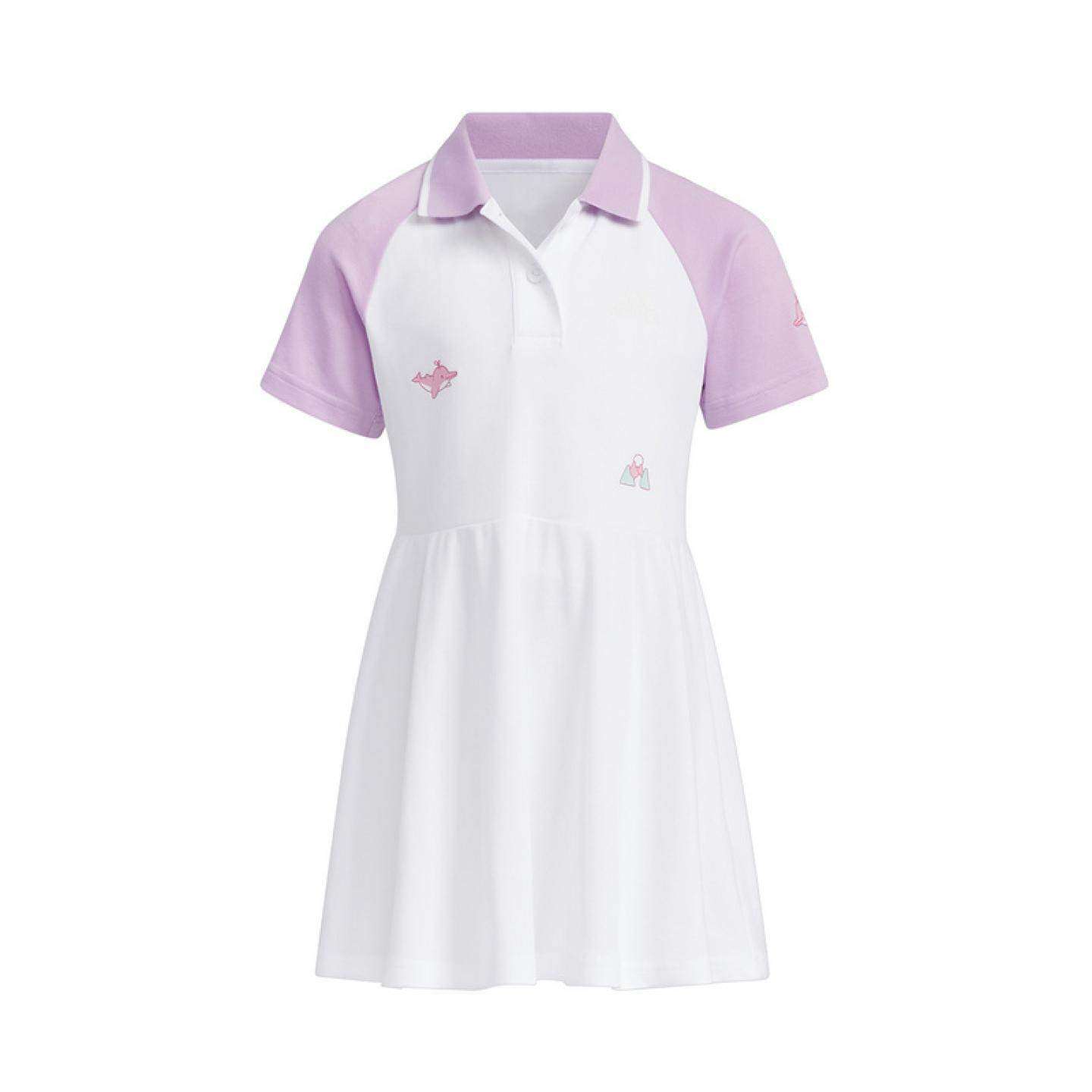 Adidas/阿迪达斯 儿童短袖运动休闲连衣裙 JF3872,运动服/休闲服装,运动连衣裙,淘宝优惠券,粉丝福利购,淘宝优惠卷